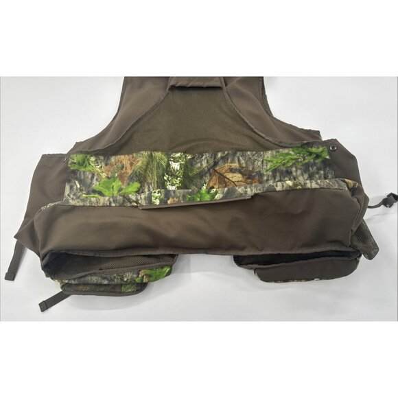 Mossy Oak Obsession Hunting Vest Mens XL Camo Bird Fowl Pockets Outdoor Hiking - Picture 9 of 15
